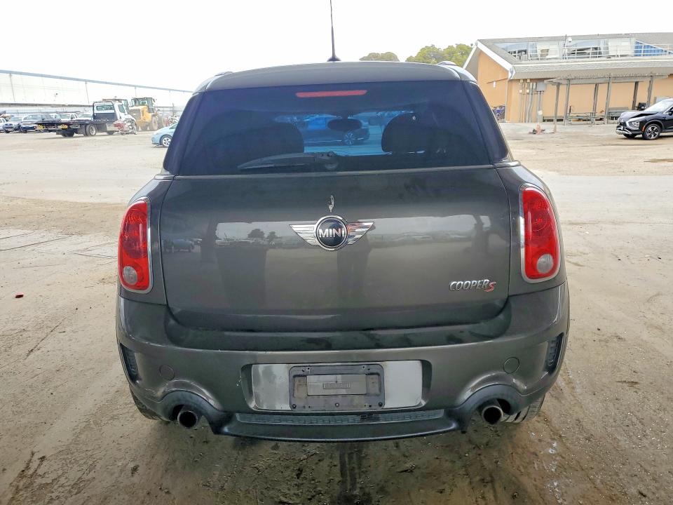 2012 Mini Cooper VIN WMWZC3C53CWL81591 COPART salvage auction — SIDE, CA - SALVAGE CERTIFICATE, sold $450 on 2026-08-18 (photo 6)