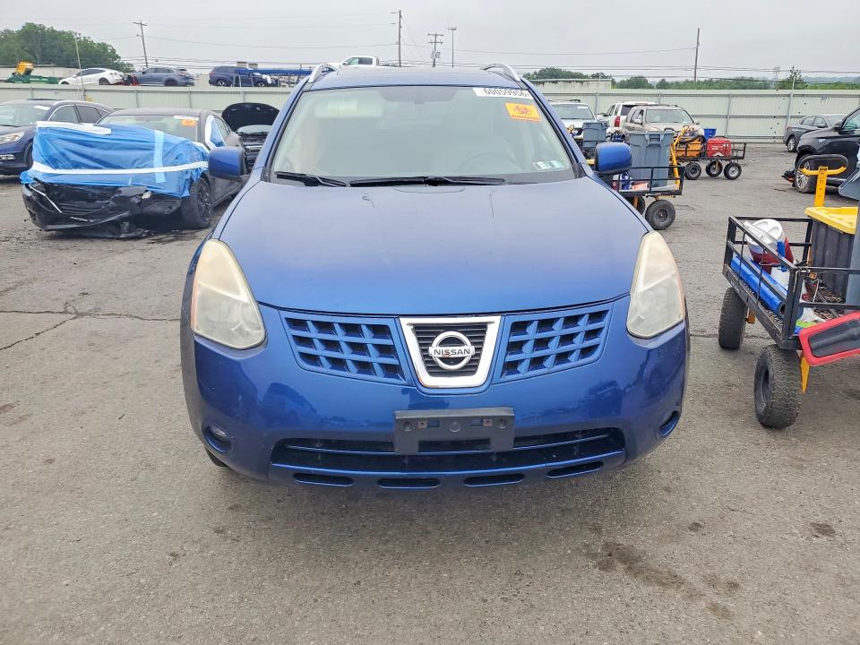 2008 Nissan Rogue sport VIN JN8AS58V28W101355 COPART salvage auction — SIDE, Pa - Certificate Of Salvage, sold $425 on 2026-07-17 (photo 5)