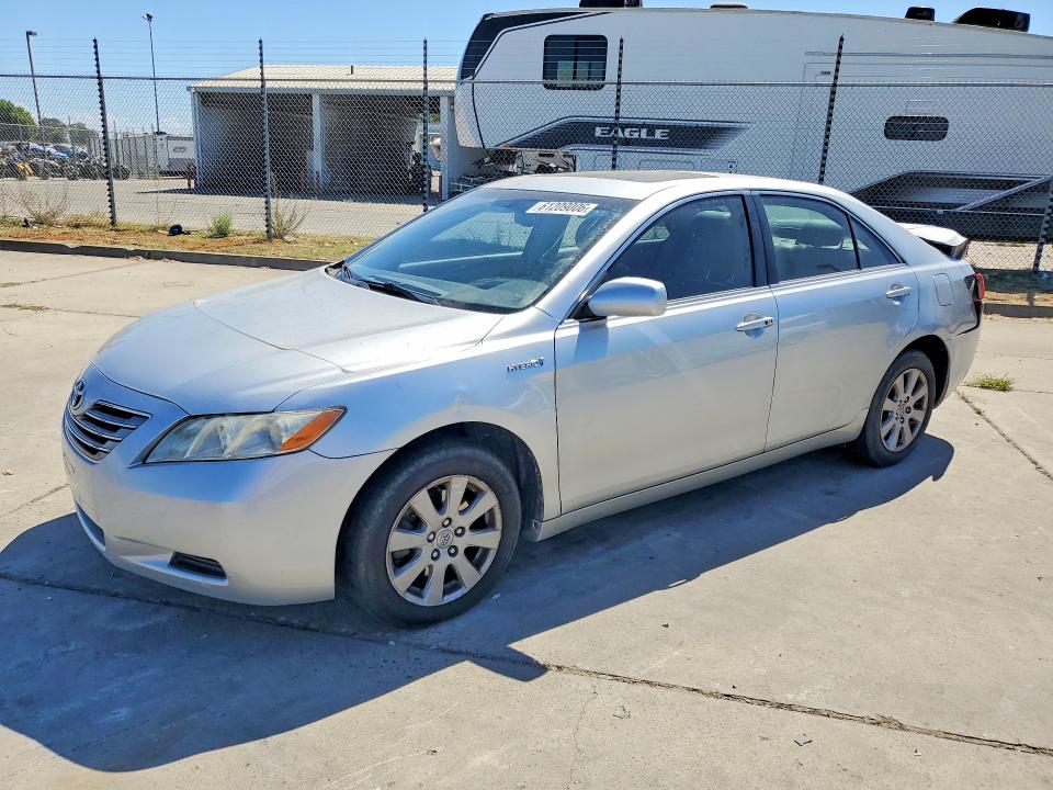 2007 Toyota Camry VIN JTNBB46KX73010672 COPART salvage auction — REAR END, CA - SALVAGE CERTIFICATE, sold $1,600 on 2026-07-27 (photo 1)