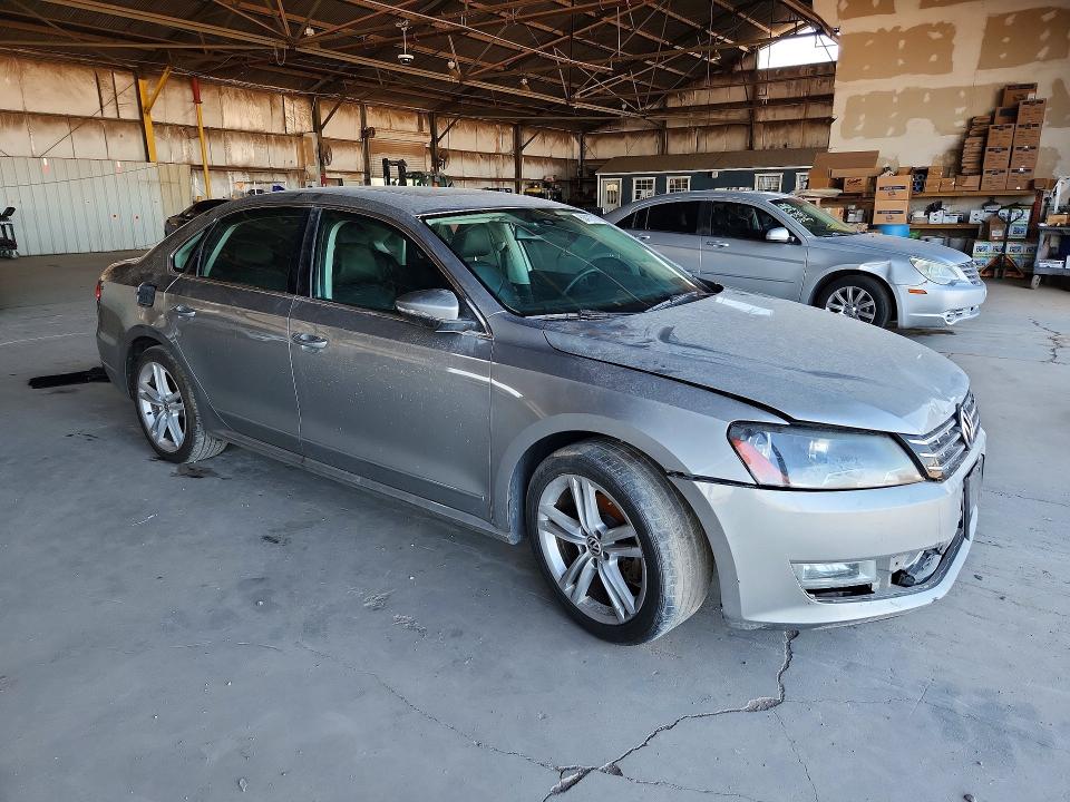 2012 Volkswagen Passat VIN 1VWCM7A39CC104229 COPART salvage auction — FRONT END, AZ - CERTIFICATE OF TITLE, sold $475 on 2026-07-29 (photo 4)