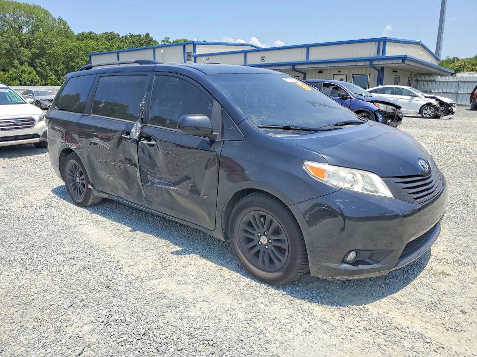 2016 Toyota Sienna VIN 5TDYK3DC7GS733141 COPART salvage auction — SIDE, Salvage Title, sold $175 on 2026-07-30 (photo 4)