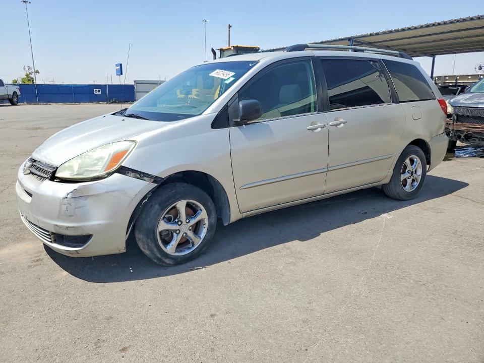 2004 Toyota Sienna VIN 5TDZA23C54S021273 COPART salvage auction — FRONT END, Nm - Certificate Of Title (P), sold $700 on 2026-07-25 (photo 1)