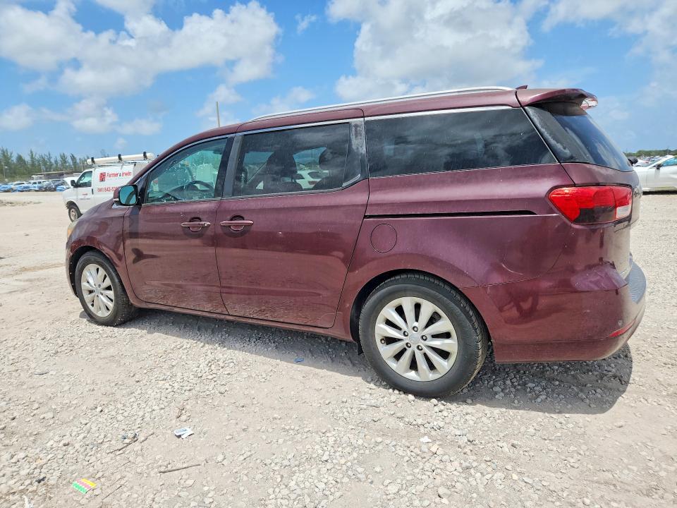 2016 Kia SEDONA VIN KNDMC5C15G6143852 COPART salvage auction — MINOR DENT/SCRATCHES, Fl - Certificate Of Title, sold $1,450 on 2026-07-21 (photo 2)