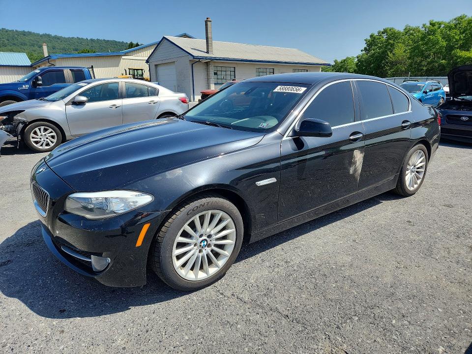2011 BMW 5 series VIN WBAFR7C58BC267515 COPART salvage auction — FRONT END, Pa - Certificate Of Salvage, sold $3,050 on 2026-08-04 (photo 1)