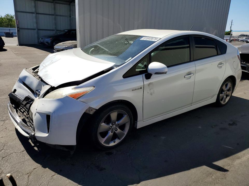 2015 Toyota Prius VIN JTDKN3DU7F0416659 COPART salvage auction — FRONT END, CA - SALVAGE CERTIFICATE, sold $1,750 on 2026-07-30 (photo 1)