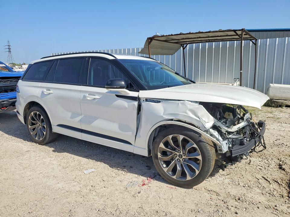 2025 Lincoln Aviator VIN 5LM5J6WC5SGL23437 COPART salvage auction — FRONT END, Tx - Salvage Vehicle Title, sold $12,800 on 2026-07-28 (photo 4)