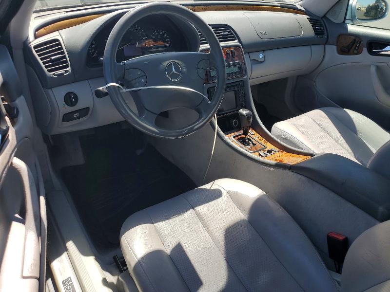 2002 Mercedes-benz Clk-class VIN WDBLJ65G42T122122 COPART salvage auction — SIDE, CA - SALVAGE CERTIFICATE, sold $1,100 on 2026-07-20 (photo 8)