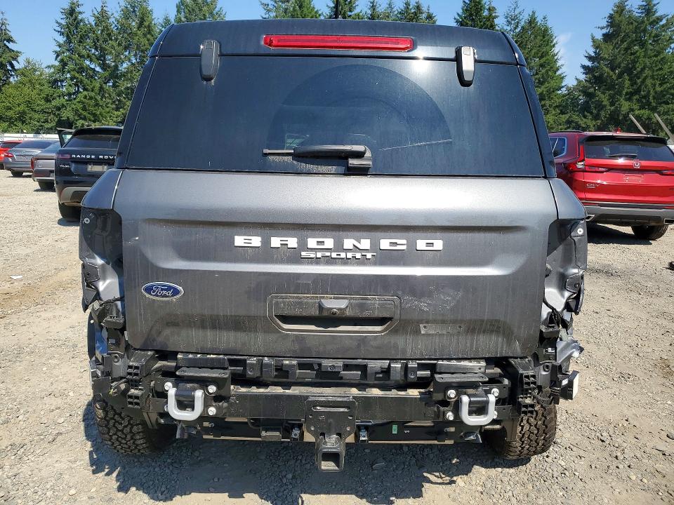 2025 Ford Bronco VIN 3FMCR9CN1SRE71412 COPART salvage auction — REAR END, WA - BILL OF SALE, sold $11,250 on 2026-07-31 (photo 6)
