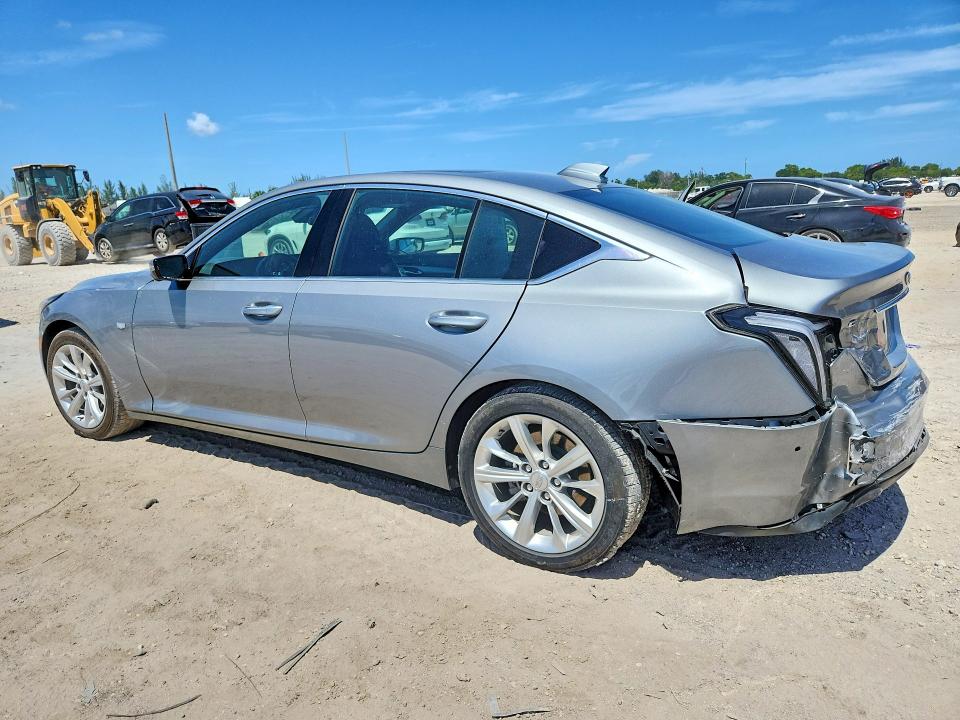 2025 Cadillac Ct5 VIN 1G6DN5RK6S0109248 COPART salvage auction — REAR END, Fl - Certificate Of Title (P), sold $15,600 on 2026-07-27 (photo 2)