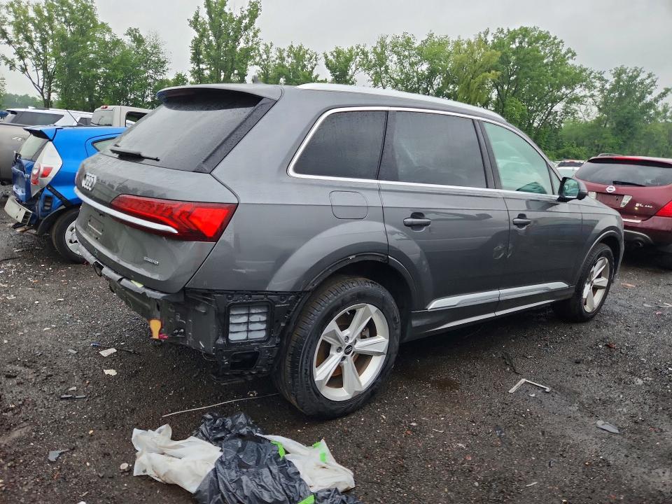 2023 Audi Q7 VIN WA1LCBF76PD009531 COPART salvage auction — REAR END, Ct - Cert Of Title-Salvage, sold $14,600 on 2026-07-17 (photo 3)