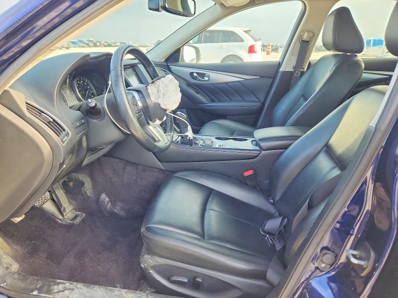2021 Infiniti Q50 VIN JN1EV7BP5MM701922 COPART salvage auction — FRONT END, Tx - Salvage Vehicle Title, sold $5,800 on 2026-07-16 (photo 7)