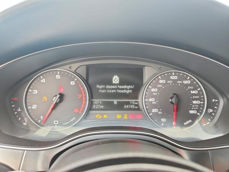 2015 Audi A6 VIN WAUCFAFC3FN015474 COPART salvage auction — MECHANICAL, Fl - Certificate Of Title (P), sold $3,800 on 2026-07-30 (photo 9)