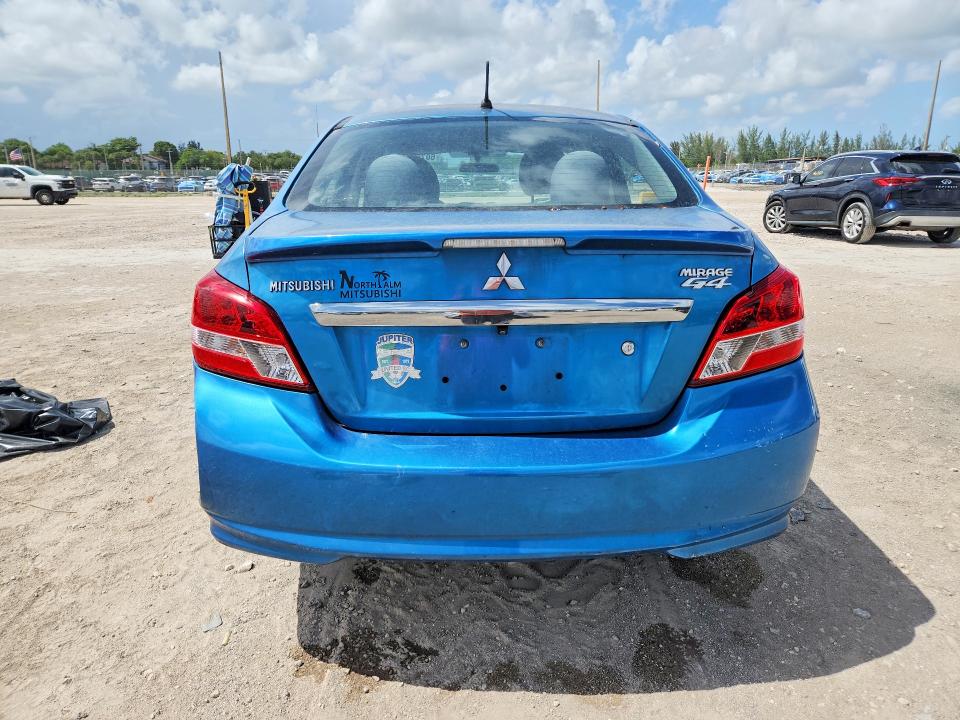 2018 Mitsubishi Mirage VIN ML32F3FJ0JHF13170 COPART salvage auction — MINOR DENT/SCRATCHES, Fl - Certificate Of Title (P), sold $1,400 on 2026-07-30 (photo 6)