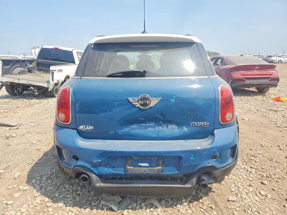 2012 Mini Cooper VIN WMWZC5C53CWL64074 COPART salvage auction — REAR END, IL - SALVAGE CERTIFICATE, sold $1,400 on 2026-08-19 (photo 6)