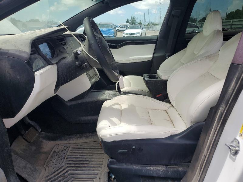 2021 Tesla Model x VIN 5YJXCBE21MF322567 COPART salvage auction — MECHANICAL, TX - CERTIFICATE OF TITLE (P), sold $4,550 on 2026-07-27 (photo 7)