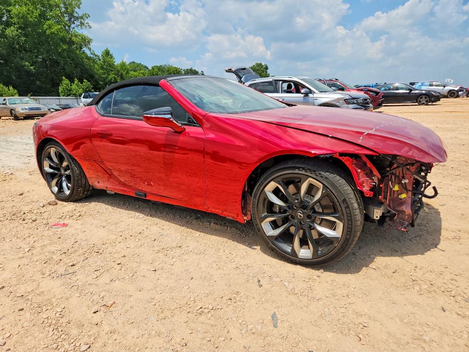 2024 Lexus Lc VIN JTHMPAAY7RA108998 COPART salvage auction — FRONT END, Nc - Salvage Certificate Of Title, sold $20,300 on 2026-07-27 (photo 4)