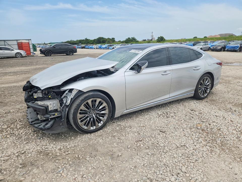 2020 Lexus Ls VIN JTHG5LFF9L5011260 COPART salvage auction — FRONT END, Fl - Cert Of Title Slvg Rebuildable, sold $6,100 on 2026-07-28 (photo 1)