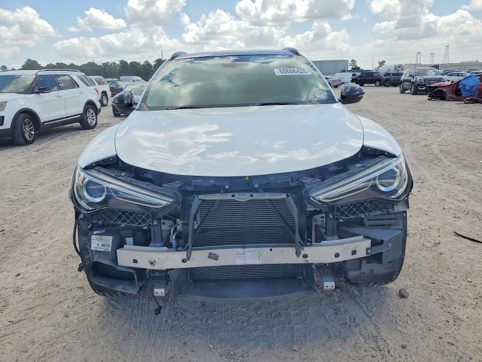 2020 Alfa romeo Stelvio VIN ZASPAJAN7L7C95080 COPART salvage auction — FRONT END, Tx - Salvage Vehicle Title, sold $150 on 2026-10-02 (photo 5)