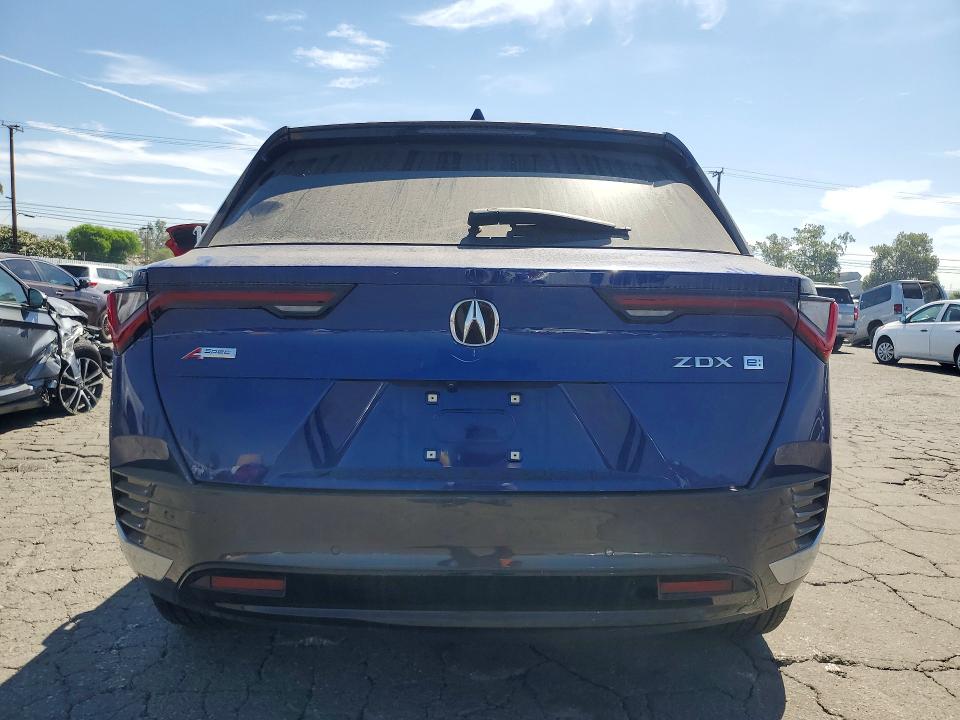 2024 Acura Zdx VIN 4W5KHMRK3RZ505801 COPART salvage auction — FRONT END, Ca - Dis/Dlr/Exp Only Clean Title, sold $9,300 on 2026-07-29 (photo 6)