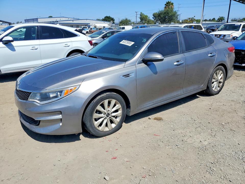 2016 Kia Optima VIN 5XXGT4L30GG002391 COPART salvage auction — SIDE, Ca - Dis/Dlr/Exp Only Clean Title, sold $1,050 on 2026-07-28 (photo 1)