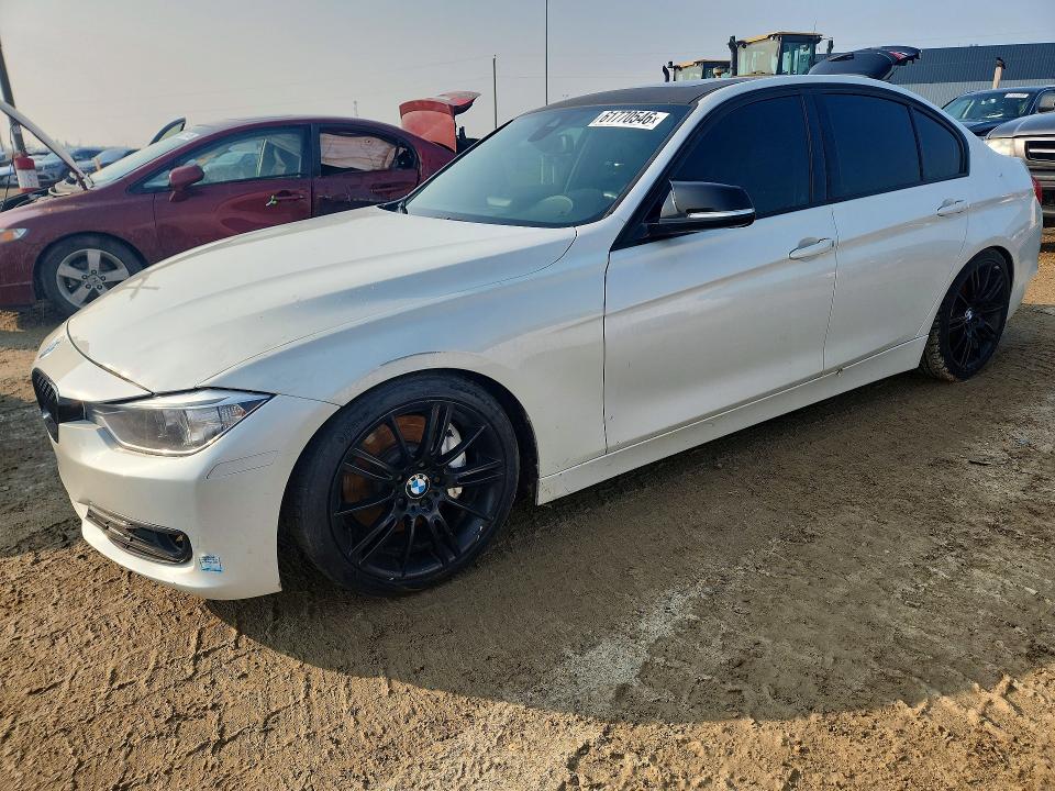 2013 BMW 3 series VIN WBA3B9C53DF585384 COPART salvage auction — UNDERCARRIAGE, AB - BOS - SALVAGE, sold $875 on 2026-07-30 (photo 1)