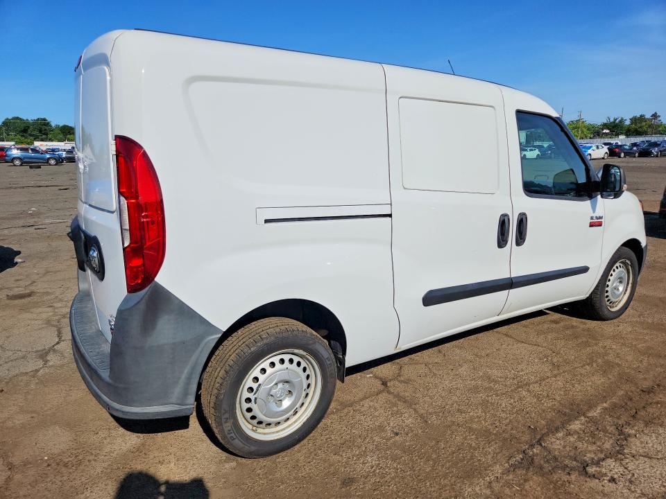 2017 Ram Promaster city VIN ZFBERFAB9H6G86181 COPART salvage auction — WATER/FLOOD, Ct - Cert Of Title-Flood Salvage, sold $150 on 2026-07-29 (photo 3)
