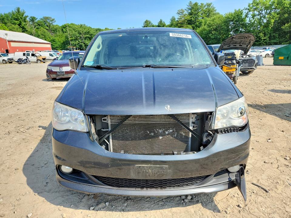 2012 Dodge Caravan VIN 2C4RDGDG3CR172142 COPART salvage auction — FRONT END, Ma - Cert Of Title-Reconstrctd Coll, sold $250 on 2026-07-27 (photo 5)