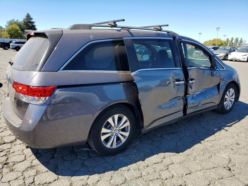2015 Honda Odyssey VIN 5FNRL5H42FB101649 COPART salvage auction — SIDE, Salvage Title, sold $5,300 on 2026-07-10 (photo 3)
