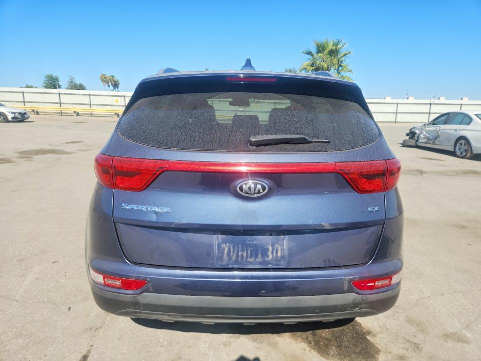 2017 Kia VIN KNDPN3ACXH7149660 COPART salvage auction — FRONT END, CA - SALVAGE CERTIFICATE, sold $2,700 on 2026-07-31 (photo 6)