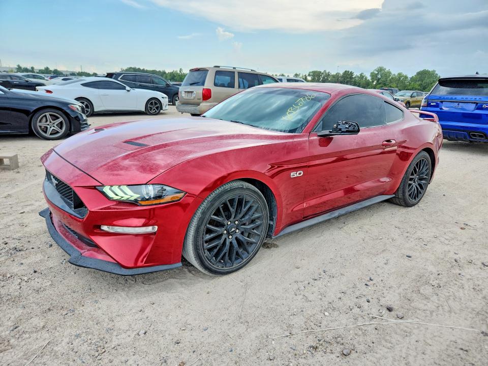 2020 Ford Mustang VIN 1FA6P8CF3L5168779 COPART salvage auction — WATER/FLOOD, La - Certificate Of Destruction, sold $7,700 on 2026-07-10 (photo 1)