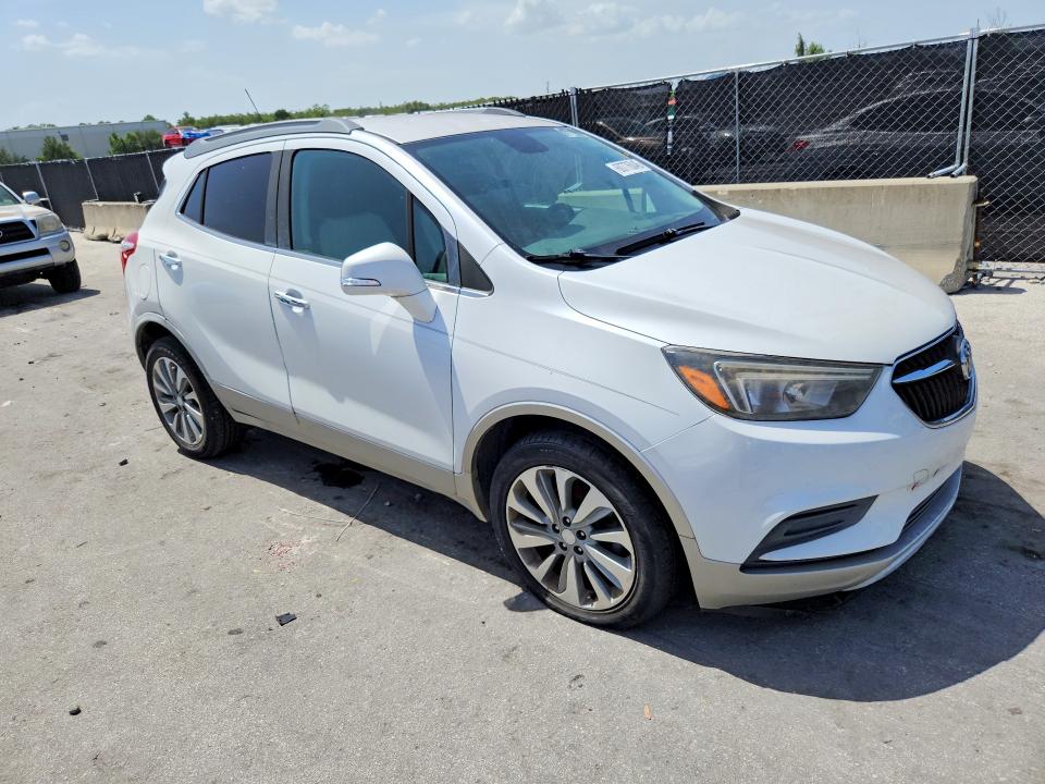 2018 Buick Encore VIN KL4CJASB6JB578893 COPART salvage auction — MECHANICAL, In - Certificate Of Title, sold $2,450 on 2026-07-30 (photo 4)