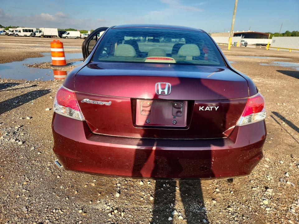2009 Honda Accord VIN 1HGCP26449A028004 COPART salvage auction — SIDE, TX - CERTIFICATE OF TITLE, sold $425 on 2026-07-09 (photo 6)