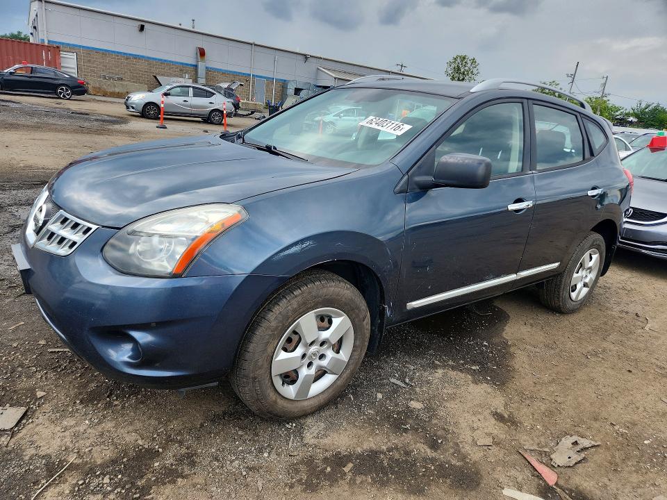 2014 Nissan Rogue VIN JN8AS5MT7EW601527 COPART salvage auction — FRONT END, CT - CERTIFICATE OF TITLE, sold $450 on 2026-07-28 (photo 1)