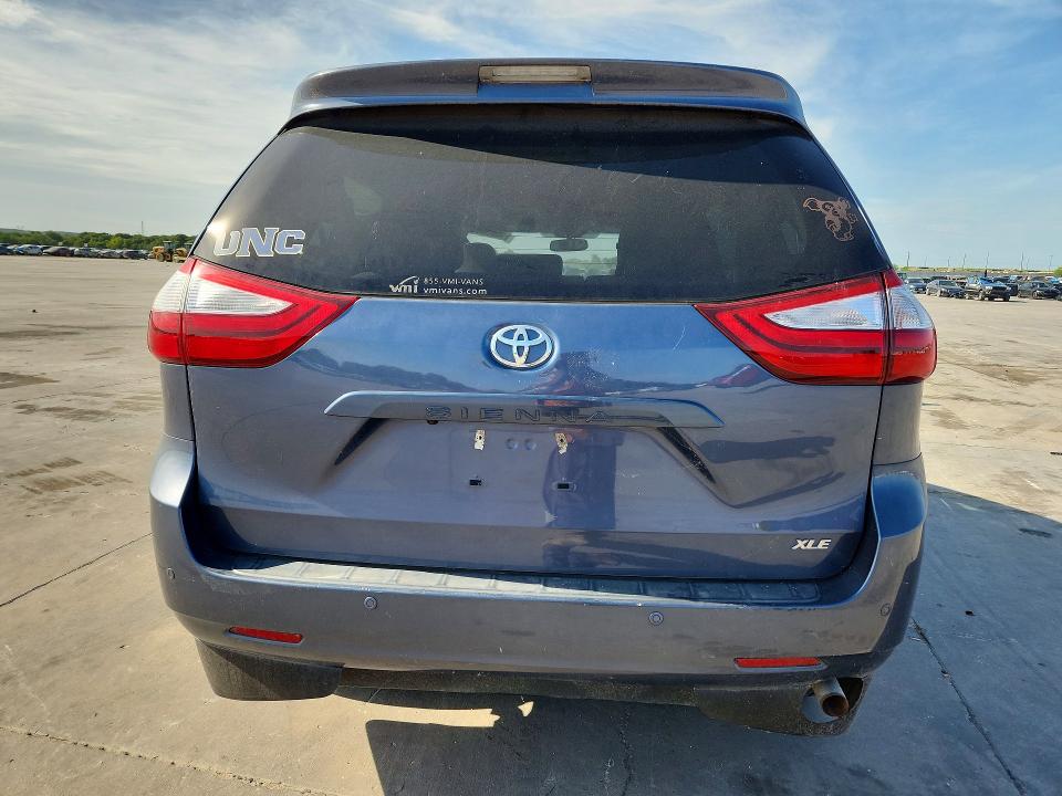 2017 Toyota Sienna VIN 5TDYZ3DC4HS875413 COPART salvage auction — FRONT END, TX - CERT OF TITLE-REBUILT SALVAGE, sold $4,650 on 2026-07-23 (photo 6)