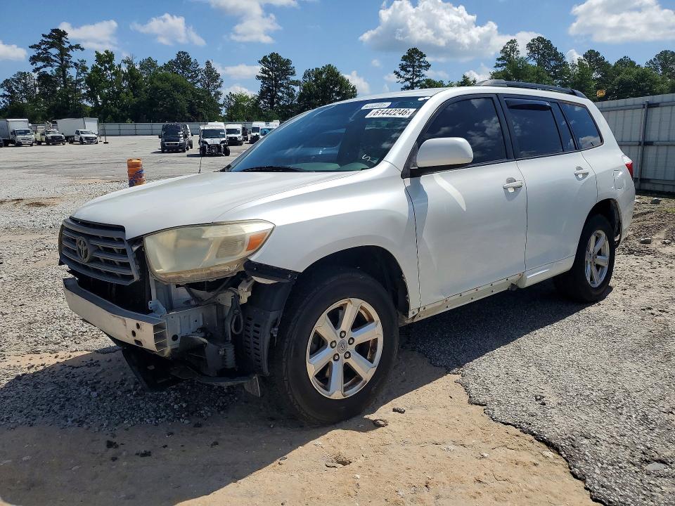 2009 Toyota Highlander VIN JTEES41A692128433 COPART salvage auction — FRONT END, GA - CERTIFICATE OF TITLE (P), sold $1,450 on 2026-07-27 (photo 1)