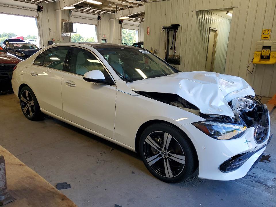 2026 Mercedes-benz C-klasse VIN W1KAF4HB6TR313169 COPART salvage auction — FRONT END, MN - CERTIFICATE OF TITLE, sold $1,900 on 2026-07-30 (photo 4)