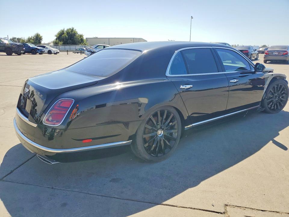 2019 Bentley Mulsanne VIN SCBBT7ZH9KC004361 COPART salvage auction — FRONT END, AZ - DIS/DLR/EXP ONLY SALVAGE TITLE, sold $18,400 on 2026-07-29 (photo 3)