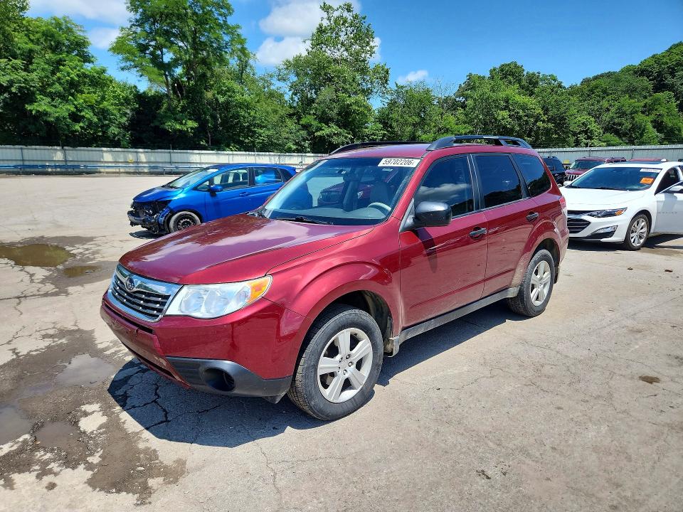 2010 Subaru Forester VIN JF2SH6BC0AH795339 COPART salvage auction — FRONT END, PA - CERTIFICATE OF SALVAGE, sold $100 on 2026-07-23 (photo 1)