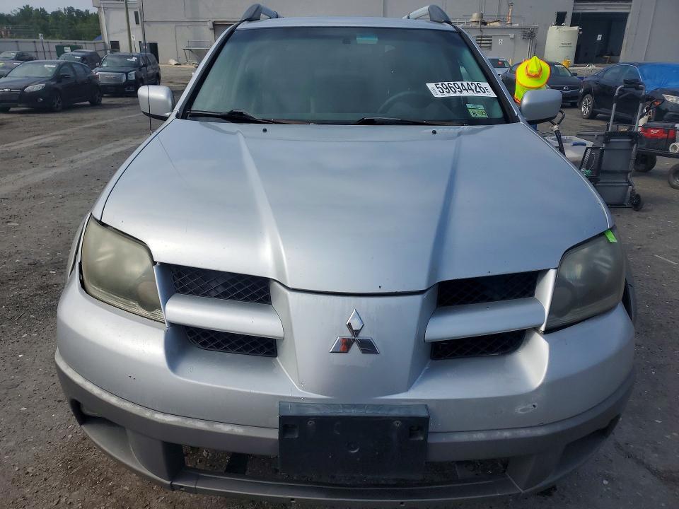 2003 Mitsubishi Outlander VIN JA4LZ41G43U102706 COPART salvage auction — FRONT END, VA - CERT OF TITLE - SALVAGE, sold $175 on 2026-07-15 (photo 5)
