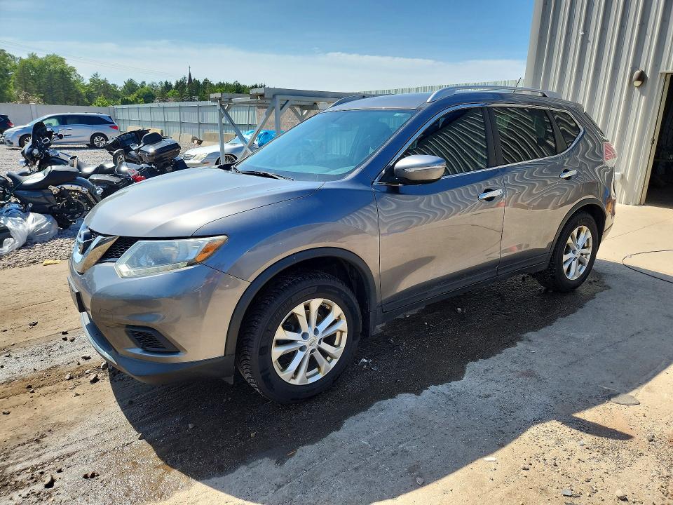 2015 Nissan Rogue VIN KNMAT2MVXFP508909 COPART salvage auction — REAR END, WI - CERTIFICATE OF TITLE, sold $225 on 2026-07-27 (photo 1)
