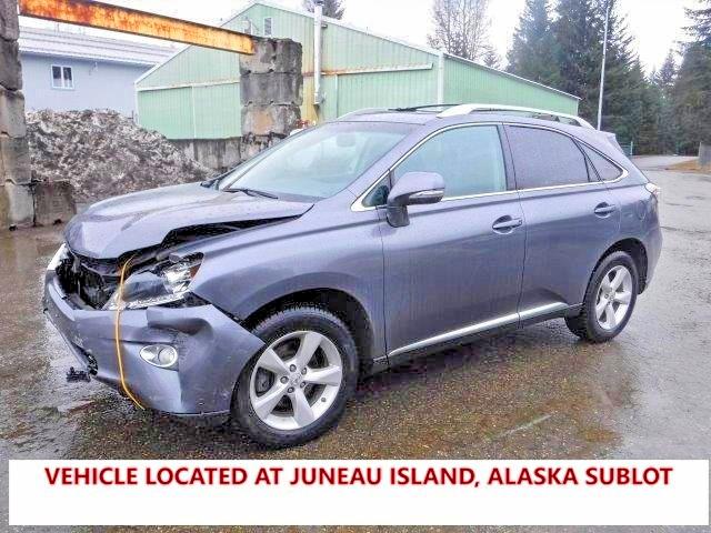 2013 Lexus Rx 350 VIN 2T2BK1BA4DC224698 COPART salvage auction — FRONT END, AK - BILL OF SALE- SALVAGE, sold $800 on 2026-08-27 (photo 1)