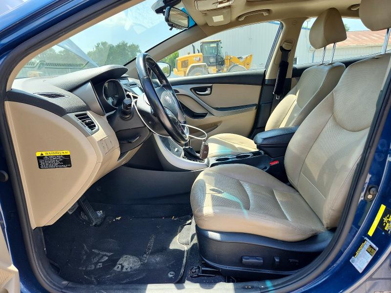 2014 Hyundai Elantra VIN KMHDH4AE2EU144267 COPART salvage auction — MINOR DENT/SCRATCHES, Salvage Title, sold $800 on 2026-07-17 (photo 7)