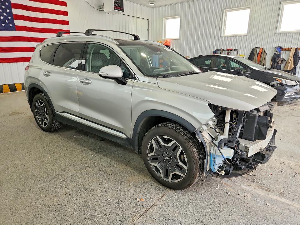 2022 Hyundai Santa fe VIN KM8S3DA15NU027401 COPART salvage auction — FRONT END, OH - CERT OF TITLE-SALVAGE, sold $375 on 2026-07-24 (photo 4)