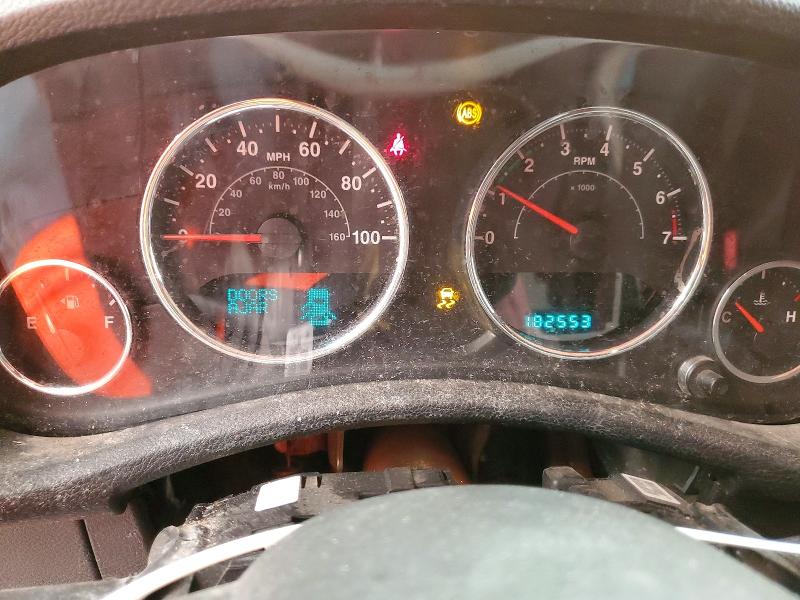 2013 Jeep Wrangler unlimited VIN 1C4BJWDG3DL557117 COPART salvage auction — NORMAL WEAR, VA - CERTIFICATE OF TITLE, sold $2,450 on 2026-09-02 (photo 9)