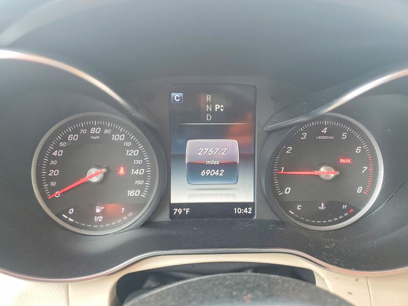 2019 Mercedes-benz Glc VIN WDC0G4KBXKF613190 COPART salvage auction — FRONT END, WV - CERTIFICATE OF TITLE, sold $7,800 on 2026-07-27 (photo 9)