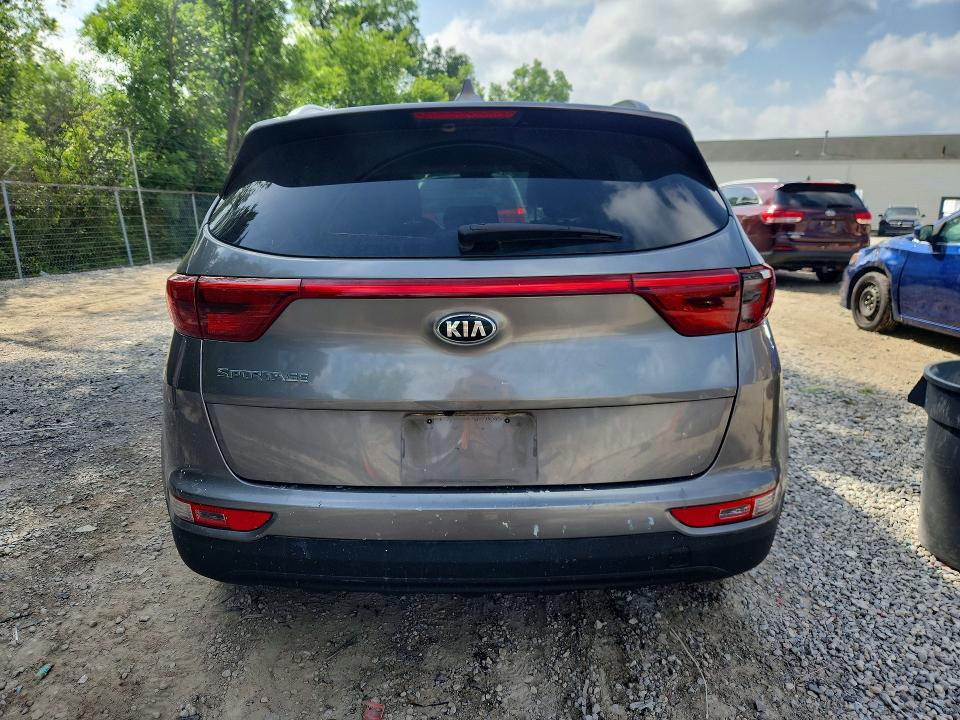 2019 Kia Sportage VIN KNDPMCAC1K7561623 COPART salvage auction — VANDALISM, Oh - Cert Of Title-Salvage, sold $2,350 on 2026-07-15 (photo 6)