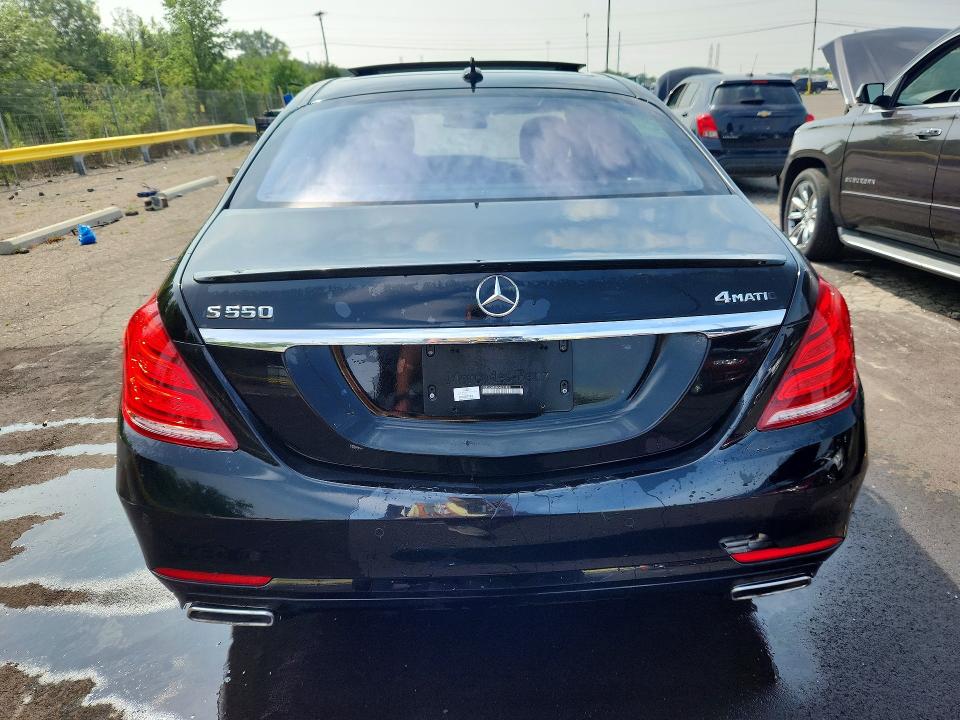 2016 Mercedes-benz S-klasse VIN WDDUG8FB8GA239858 COPART salvage auction — MINOR DENT/SCRATCHES, MI - CERTIFICATE OF TITLE (P), sold $8,800 on 2026-08-11 (photo 6)