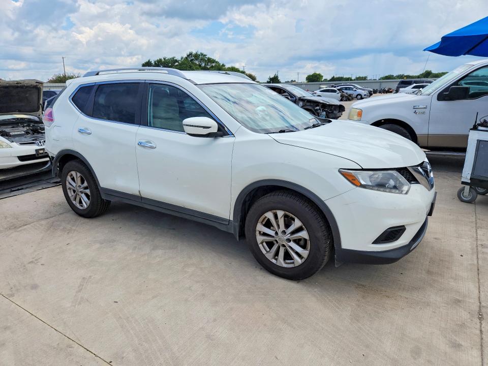 2016 Nissan Rogue VIN KNMAT2MTXGP634221 COPART salvage auction — REAR END, TX - SALVAGE VEHICLE TITLE, sold $1,650 on 2026-07-30 (photo 4)