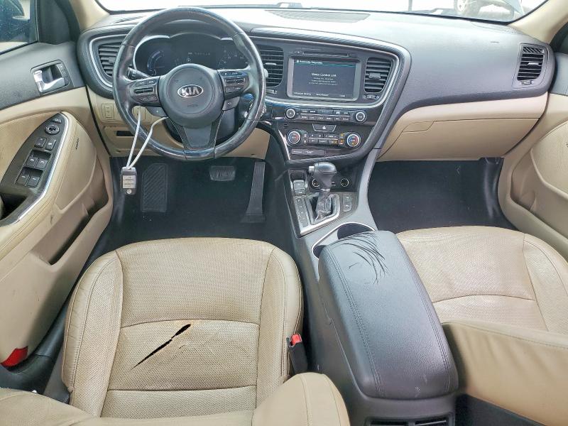 2016 Kia Optima VIN KNAGN4ADXG5096402 COPART salvage auction — MECHANICAL, Tx - Certificate Of Title, sold $1,200 on 2026-08-02 (photo 8)