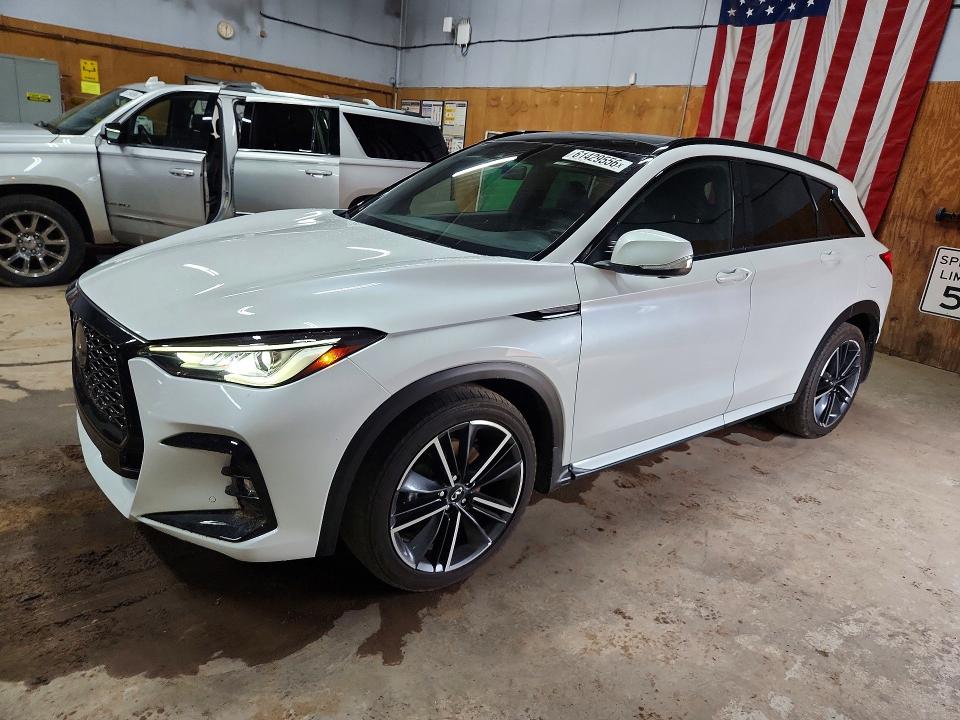 2025 Infiniti Qx50 VIN 3PCAJ5FB8SF104585 — COPART salvage auction photo